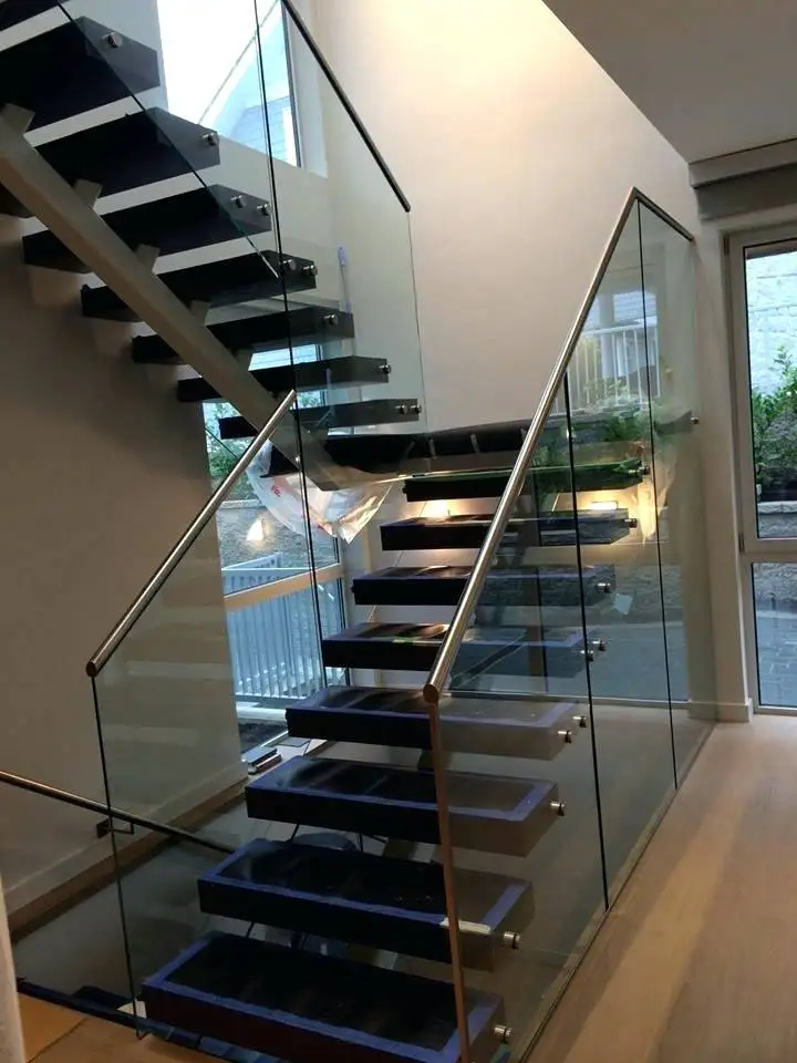 ABLinox SUS 304/316 rose gold satin stainless steel balustrade design custom OEM factory railing handrails for balcony