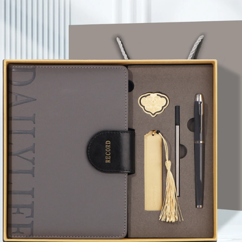 HK A5 notepad high-end business thanksgiving notebook gift box set