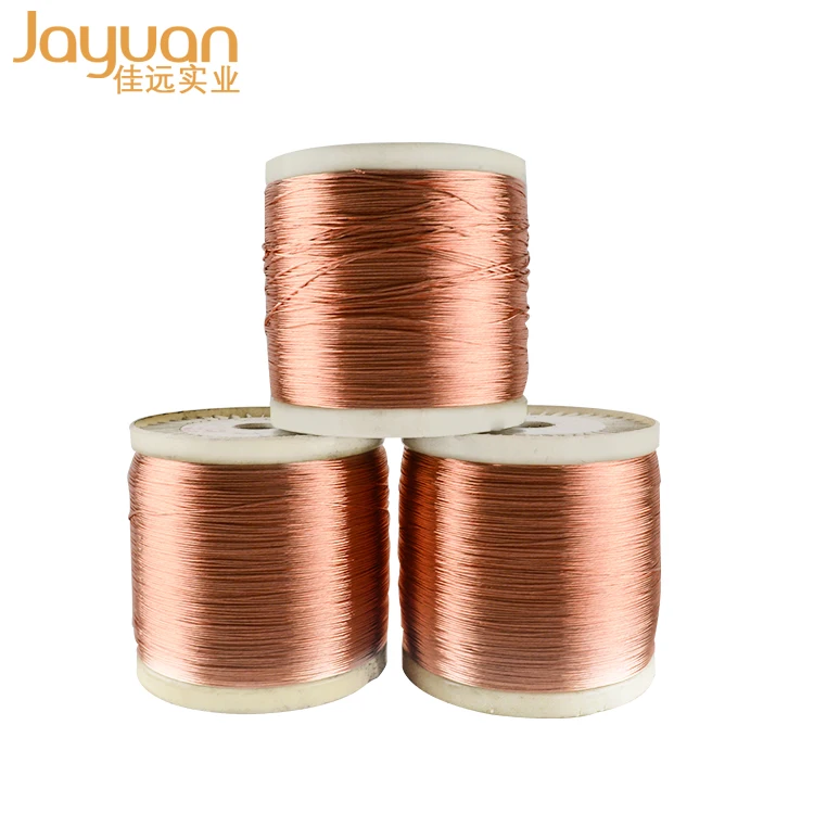 jayuan New Design Supplier CCA Cable Wire Electrical Chinese Bare Copper Clad Aluminum Power Cable Solid