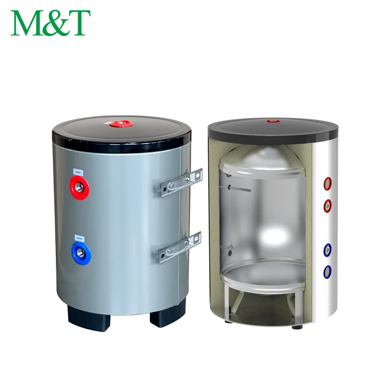 50l SUS304/316/duplex Wall Mounted All In One Heat Pumps Water Heater Gas Storage Tank Stainless Steel Buffer Tank With Hanger