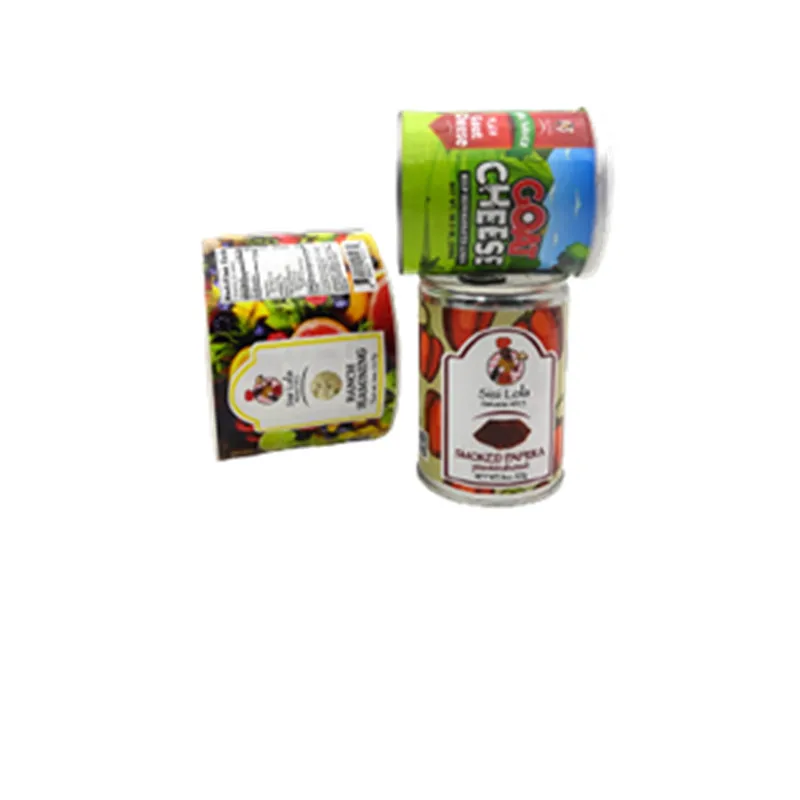 Label Cosmetic Canned Food Barcode Honey Bottle Wrap Jar Packaging Sticker Spice Stickers Custom Paper Adhesive Sticker Gua