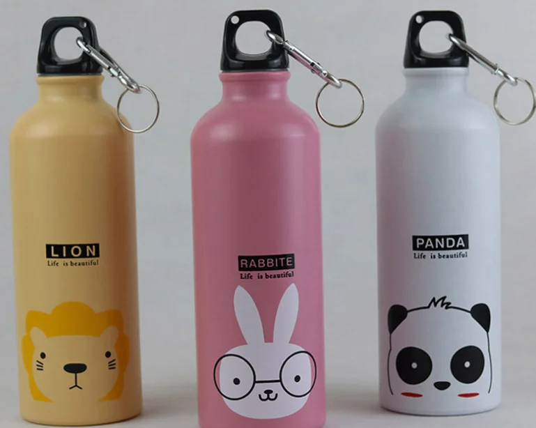 
Customized art design aluminum bottle 