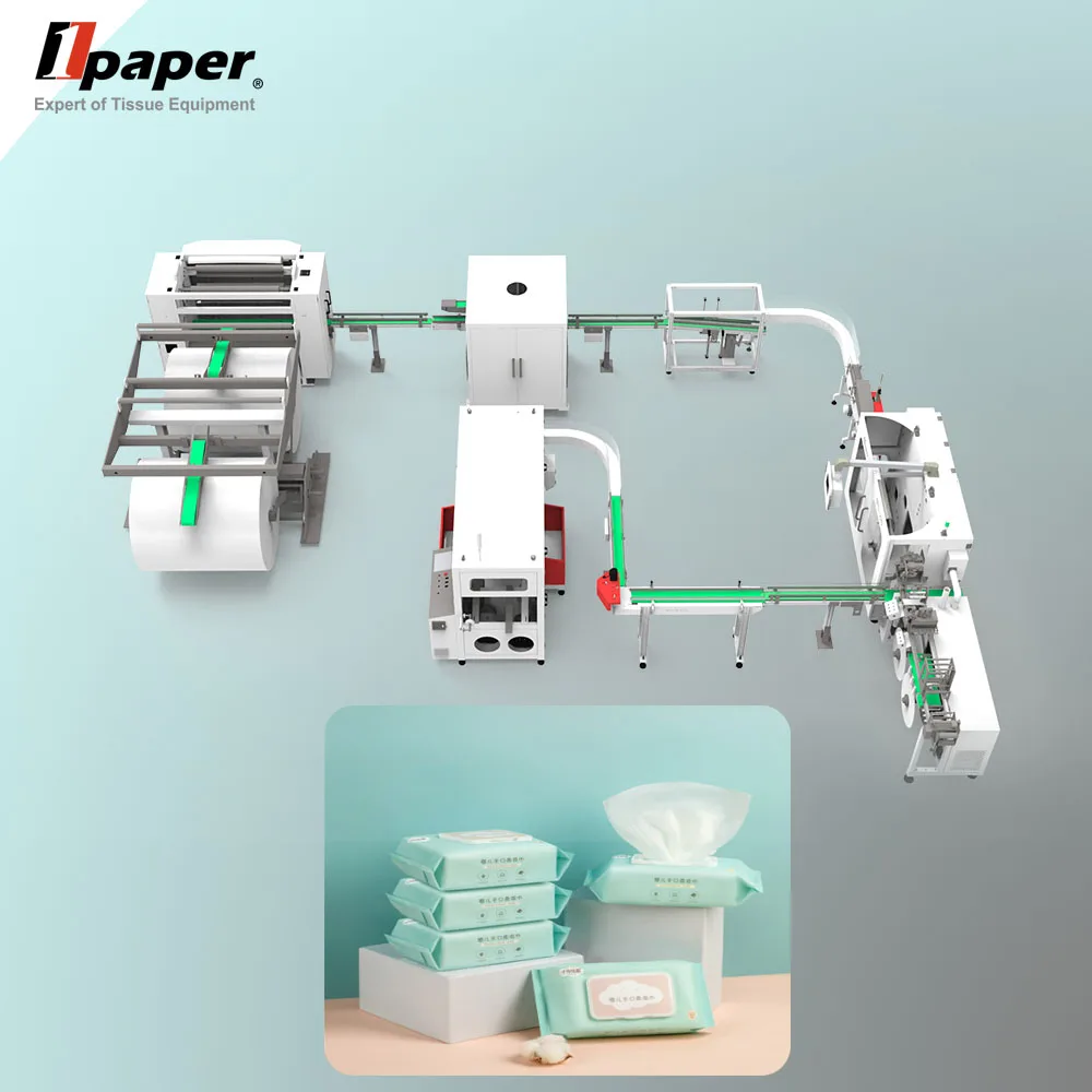 Face Facial Tissue Paper Log Saw Cutting And Packaging Machine For Tissue