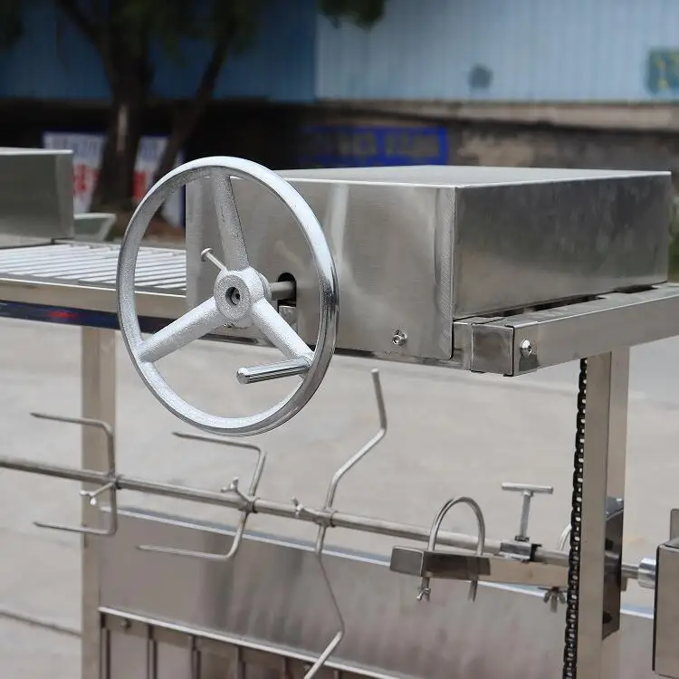 Charcoal Argentine grill Santa maria Stainless steel Parrilla Charcoal bbq grill