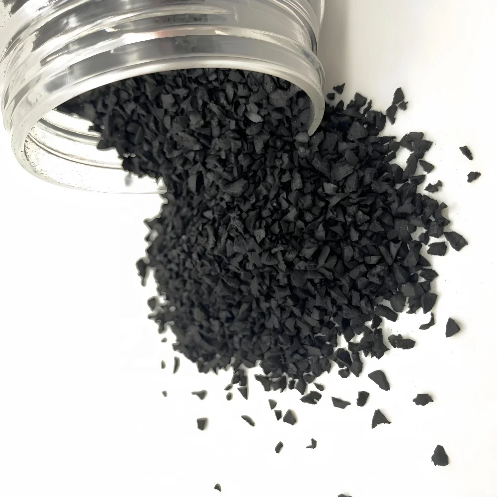 Black SBR Rubber Granules Artificial Grass Infilling for Football Court Sports Flooring