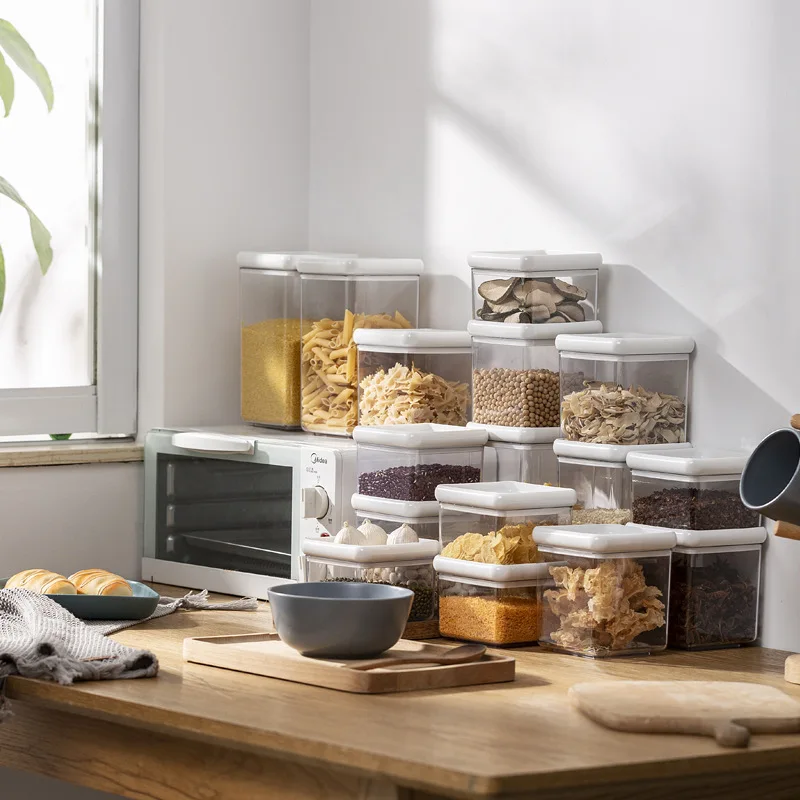 
Best Price Discount Kitchen Organization Desktop Storage Clear Candle Biscuit Food Transparent Jar Box 