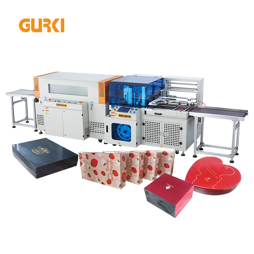 Heat Shrink Wrap Sealing Machine Pof Pvc Pe Film Carton Box Cling Thermo Shrink Wrapping Package Machine