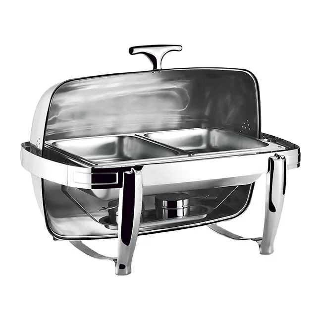 9L factory supply hotel restaurant food Economy Stainless Steel Restaurant Hotel Supplies Buffet Fuel Chafing Dishes