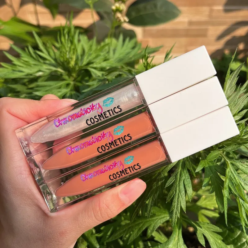 Square Bottle Lip Gloss Tube 7ml custom LOGO