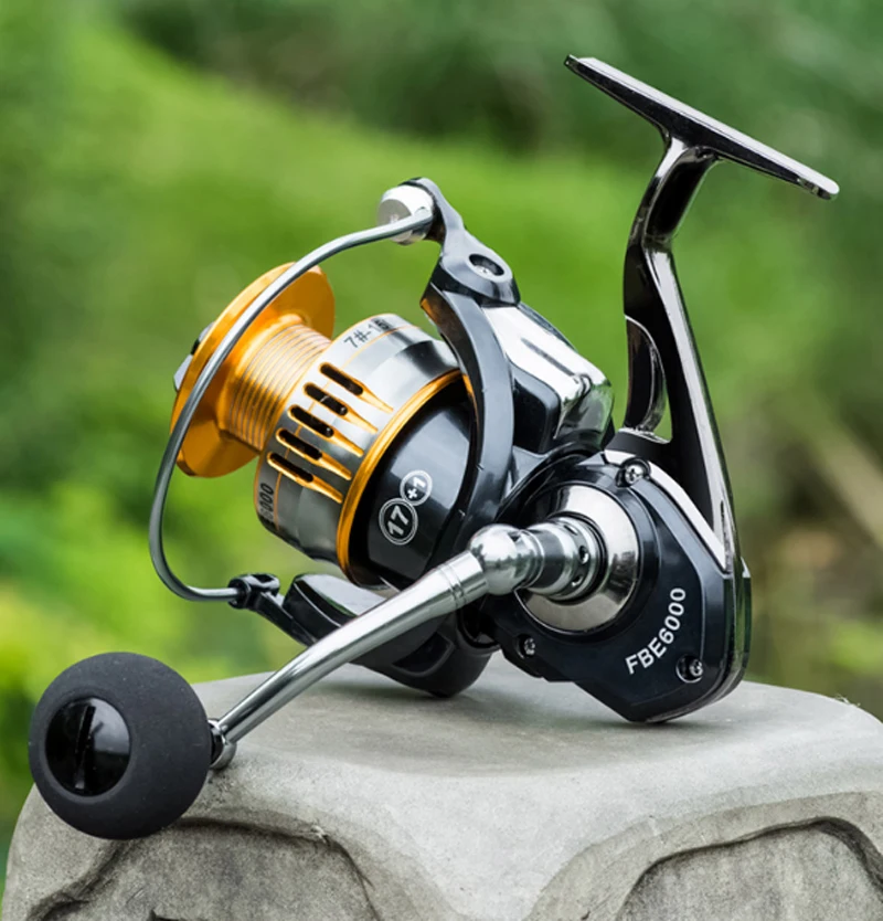 Amazon 17 + 1 шариковый подшипник алюминиевого сплава рыболовная катушка рыболовные снасти рыболовные катушки морской спиннинг рыболовная катушка