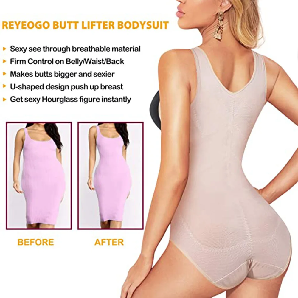 JSN High Compression Girdle With Corrective Waisted Butt Lifter Tummy Control Full Body Bbl Shaper Faha Shapewear