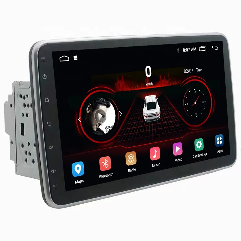 Android Car Radio Car Stereo GPS Customized New Products 2DIN RotationCar dvd Player Wifi BT FM/AM/RDS Phonelink Carplay