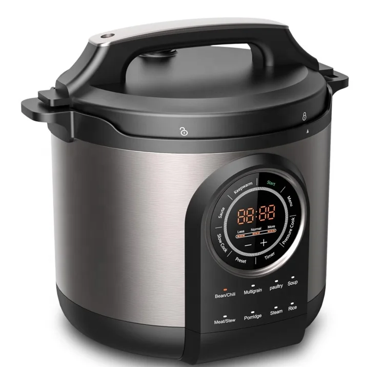 5/6L Factory Supply Household Big Capacity  Electric Multi Pressure Cooker For Rice Soup Porridge Fry