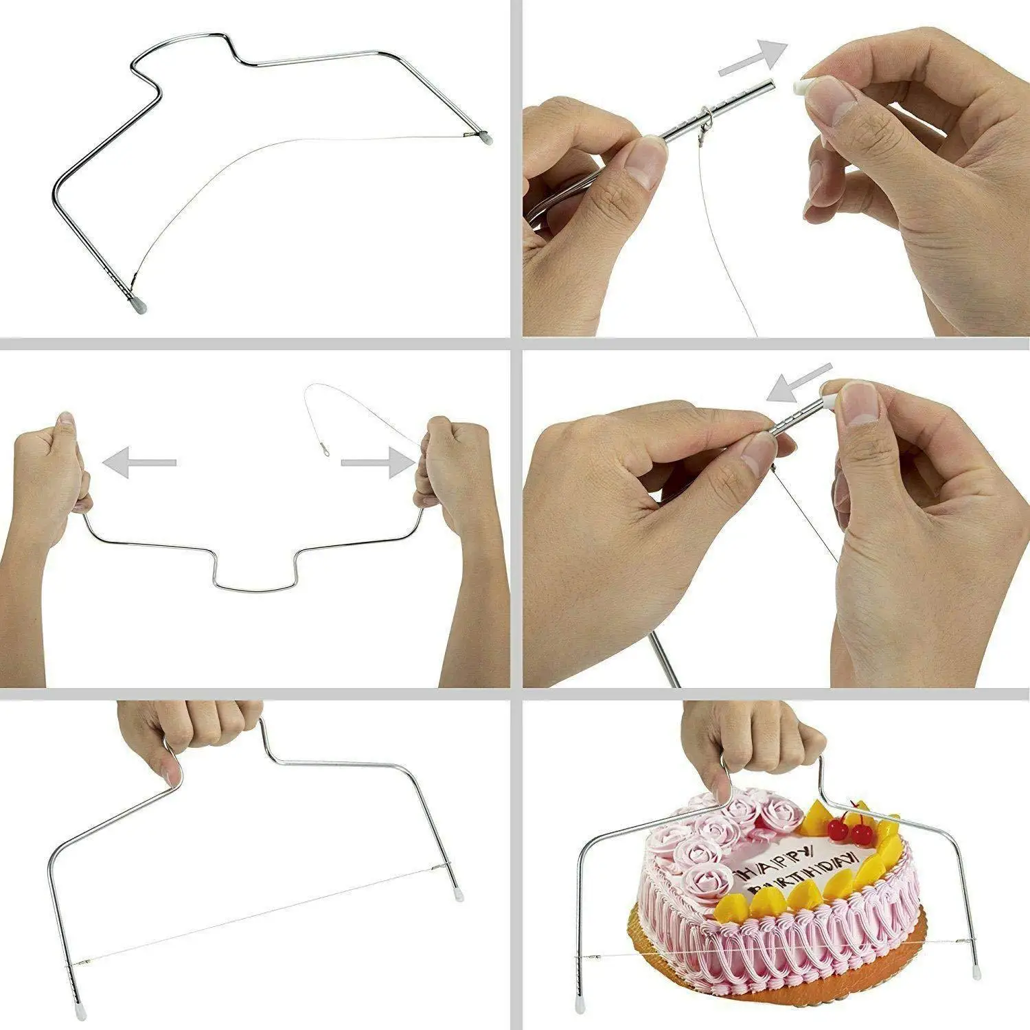 200 PCS Cake Bakeware Decorating Set Turntable Spatula Stand Kitchen Baking Tool New//