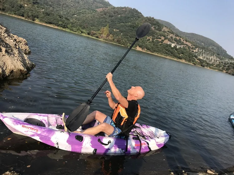 Wholesale roto-molded Plastic Cheap Sit on Top Fishing Canoe Kayak for sale