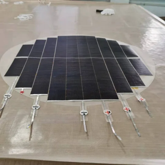 20*50mm Solar Space Flexible Single Gallium Arsenide Junction GaAs Solar Cell