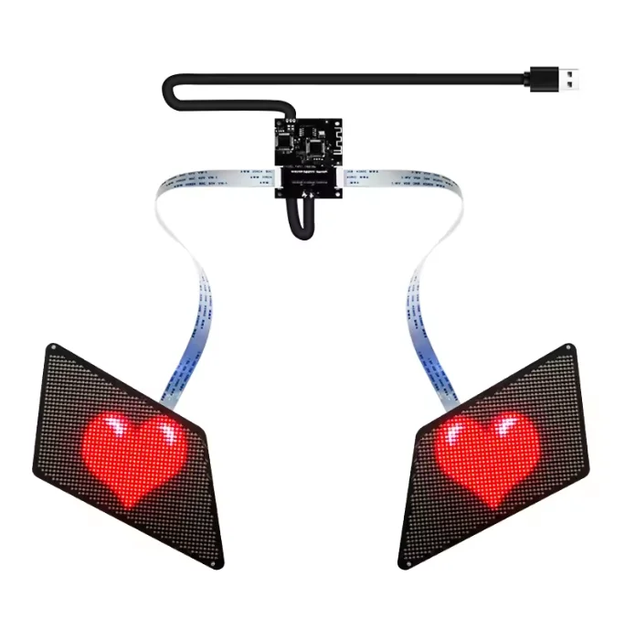 2024 Winking Eyes LED Panel Display LED Demon Eye Led Screen Blinking Screen APP Programmable LED Eye Display for Car LED Screen