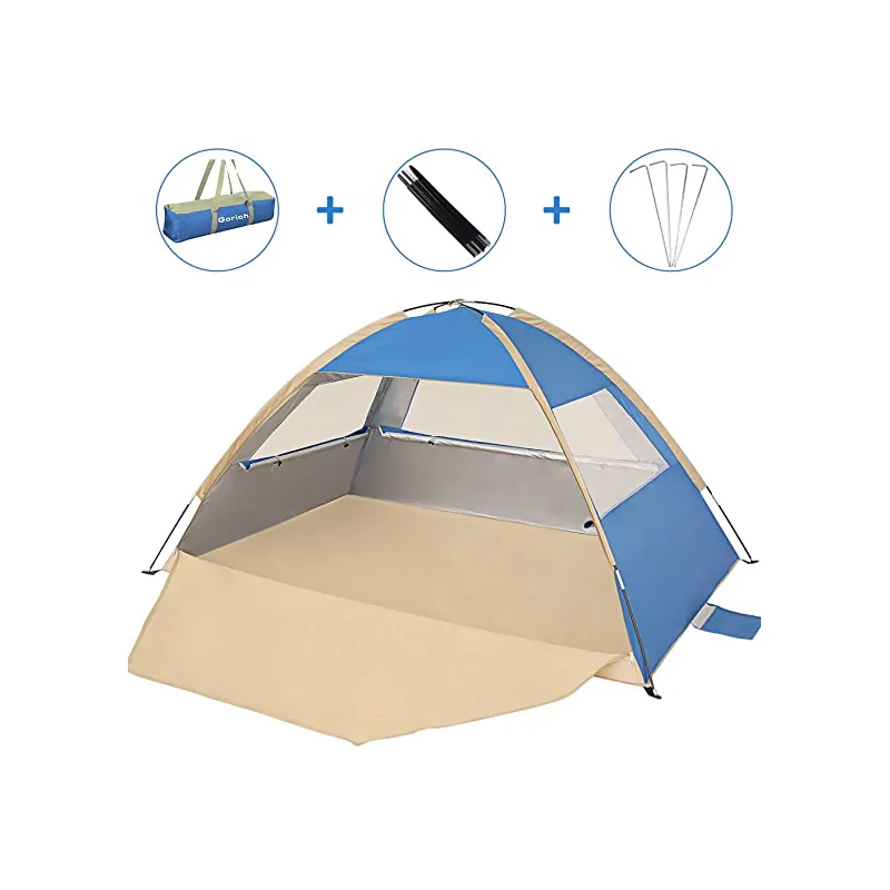 Outdoor new invention youth style pop up sun shelter uv protection beach tent camper wholesale