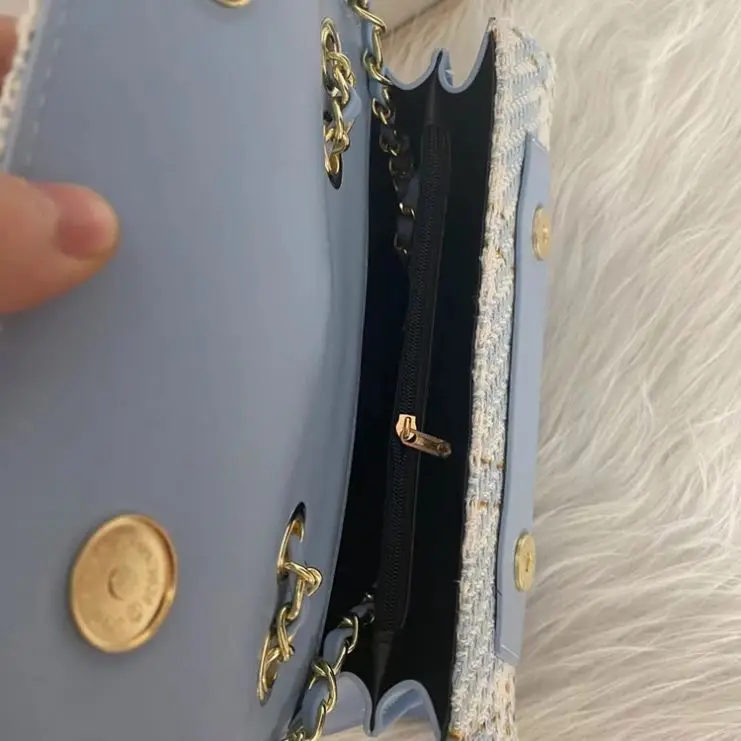 Purse Thai Bolsos PU Leather Travel Single-Shoulder Bag Fashion Trend Crossbody Bag New Style Striped Ladies Shoulder Bag