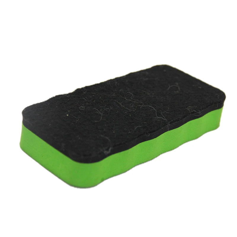 High quality Non-slip Wave edge felt magnetic EVA sponge whiteboard eraser