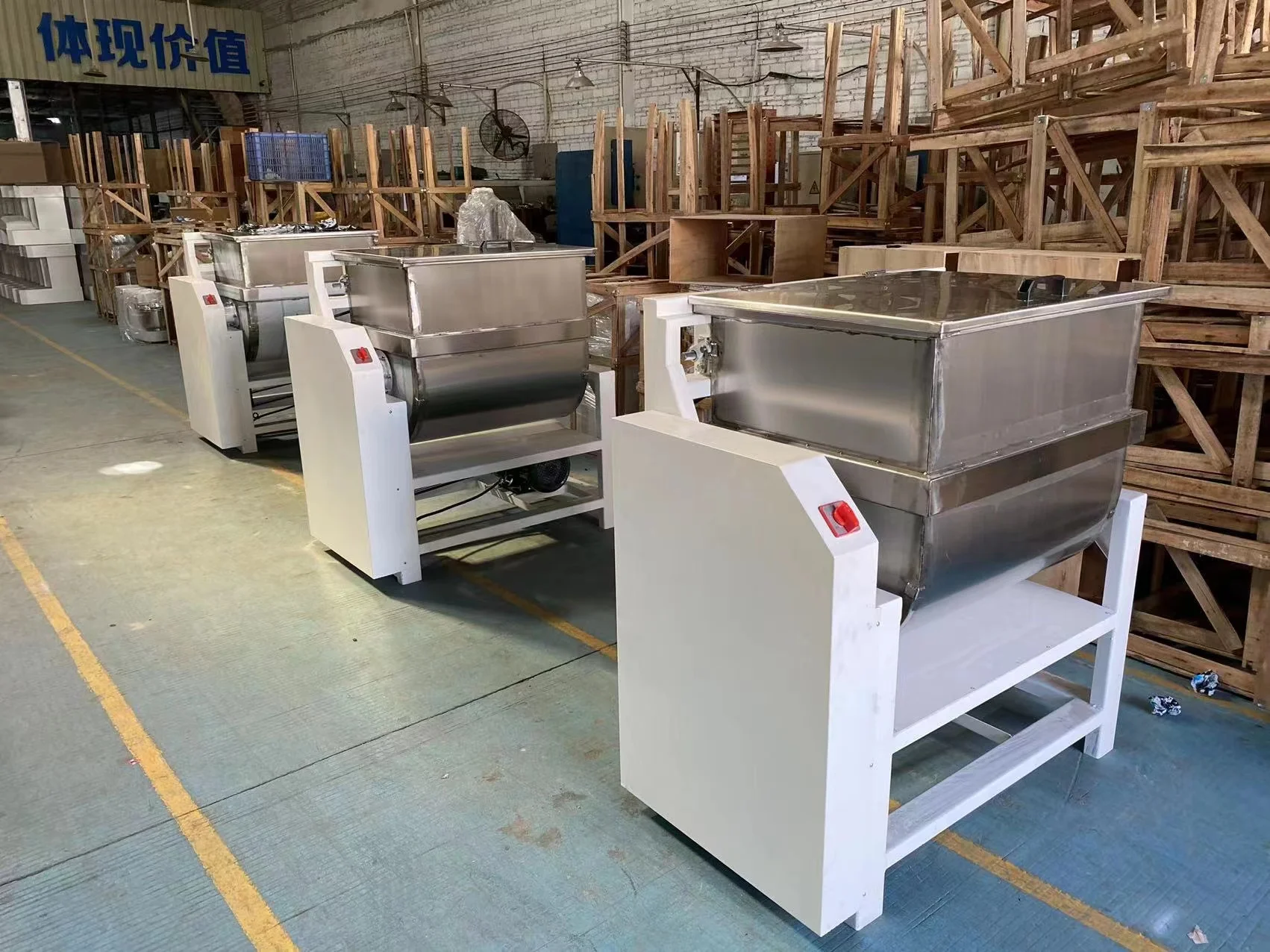 15KG 25KG 50KG 100KG Modern design lowest price pizza dough mixer spiral mixer  horizontal dough mixer