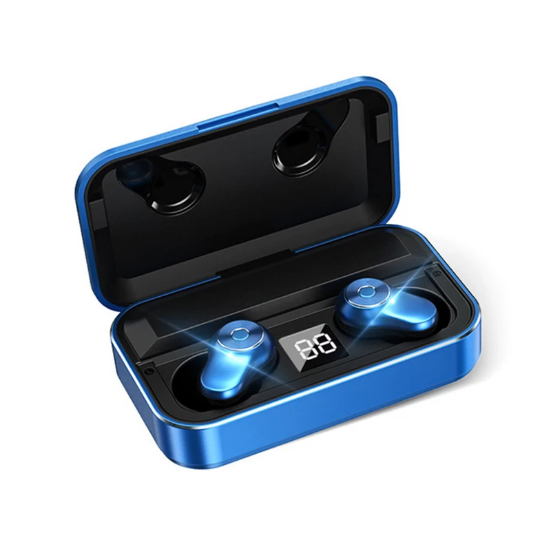  Водонепроницаемые наушники TWS 5 0 Bluetooth A6 беспроводные с зарядным устройством V8 гарнитура внешними аккумуляторами 1500