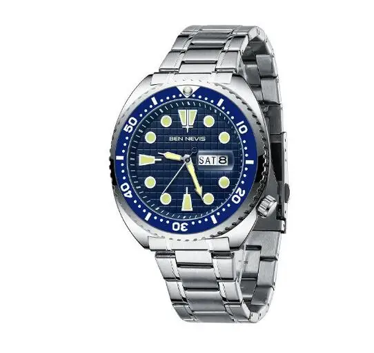 BEN NEVIS best selling Sport Watch Relogio Masculino stainless steel diving luminous rubber strap man and women wrist watches
