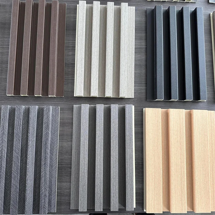 Factory Price Wpc Wood Interior Decoration Fluted Great Wall Panels Decorative Wood Alternative Wpc Wall Panel