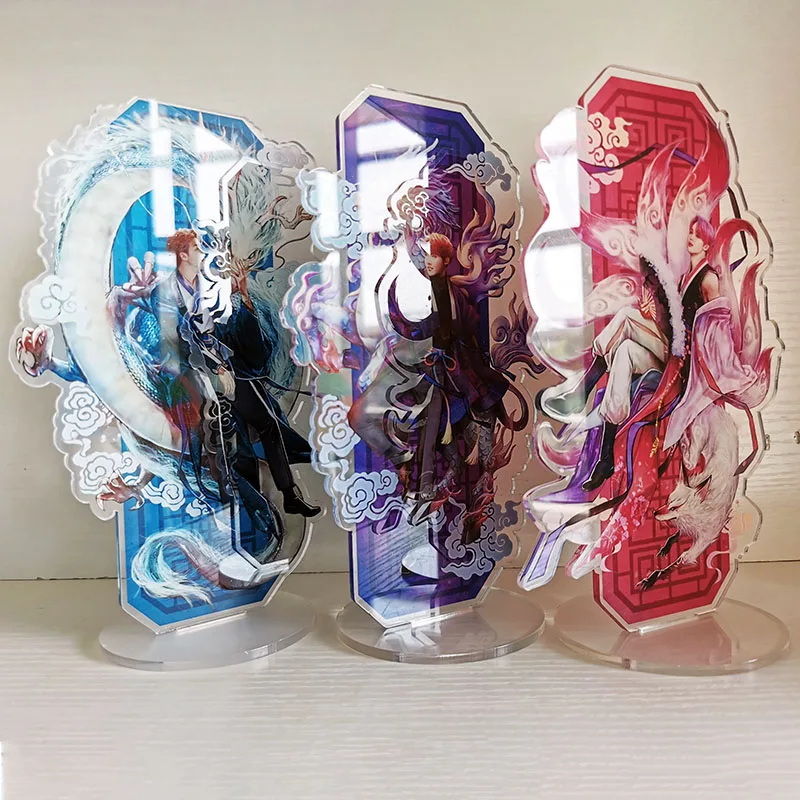 High Quality Popular Game Anime  Cute Character Desk Decoration custom character acrylic stand