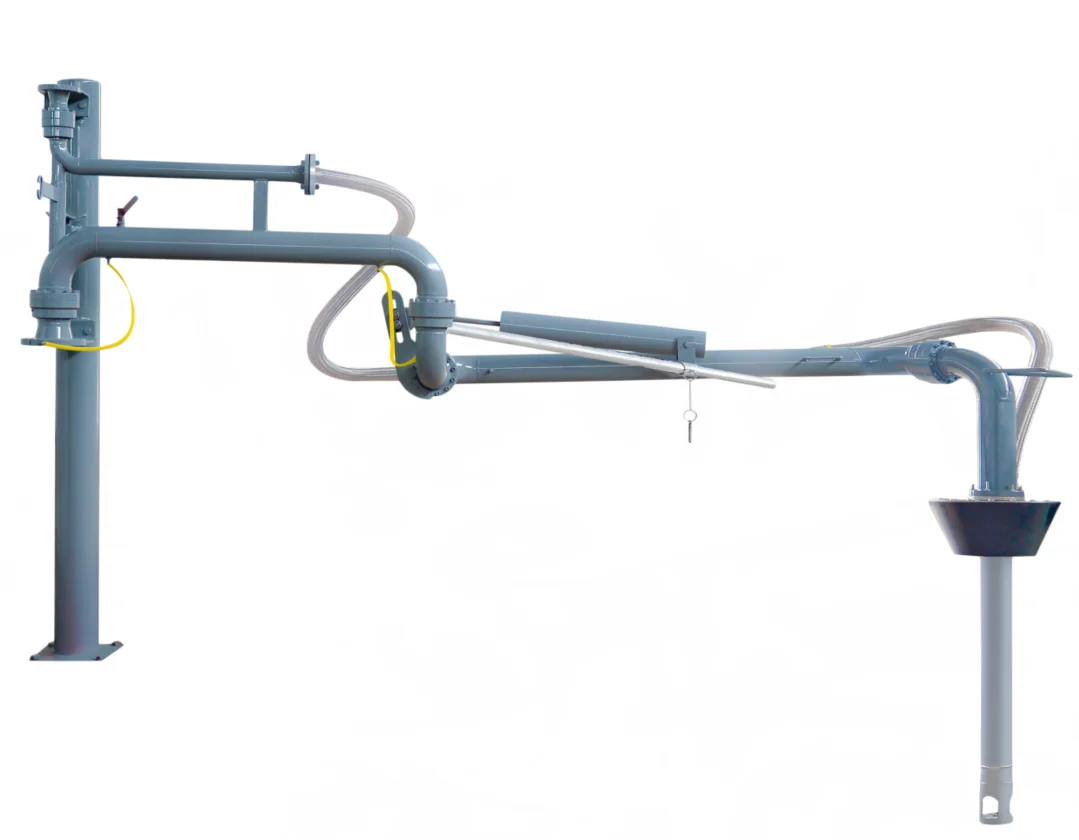 certified Phenol and acetone loading arms with Balance body swivel joint valve for oil skid mounted filling system