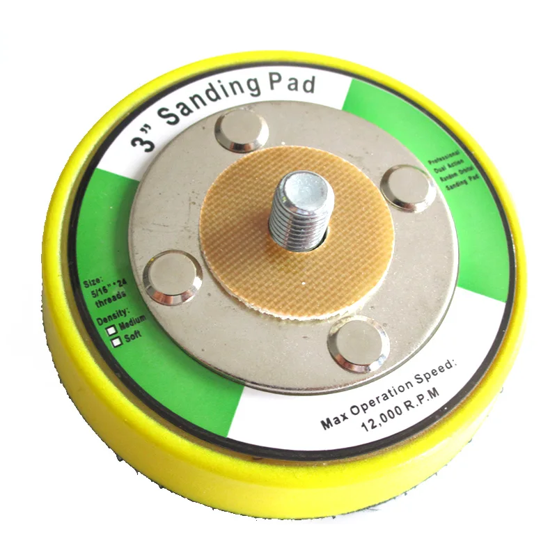 3INCH 75mm Diameter with M8 Shank 12000RPM Backing Polishing Pad