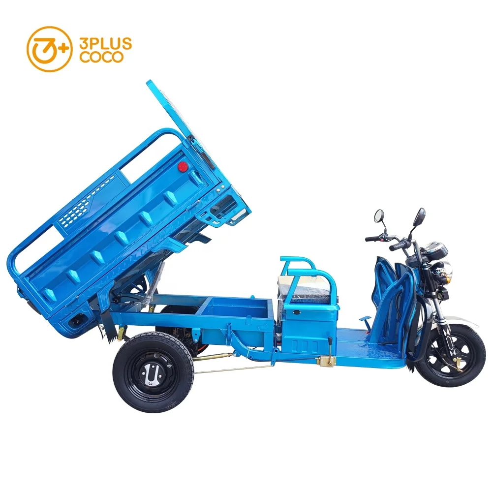 Factory Price 60V20Ah 1000WMotor Three Wheels Electric Tricycle Cargo Tricycle