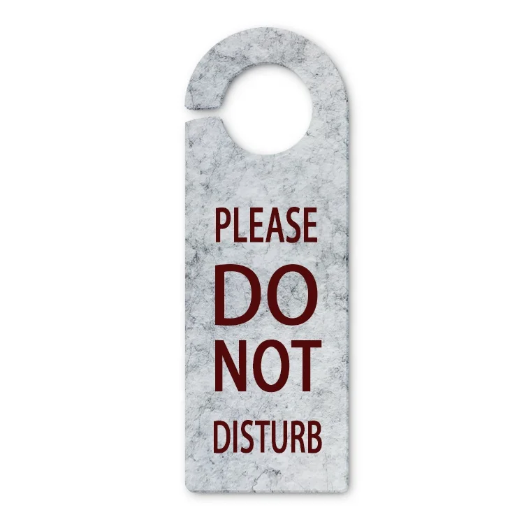 Дверная Вешалка из войлока для отеля образцы декоративных карт не