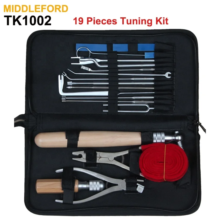 Musical Instruments Piano Accessories 19 Pieces Piano Tuning Tool Kit