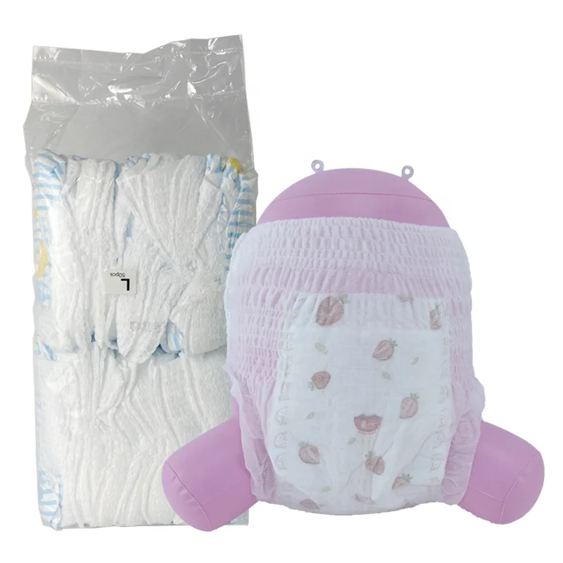 Free Sample Newborn Products Disposable Factory OEM Super Breathable Pampering Baby Pants Diaper