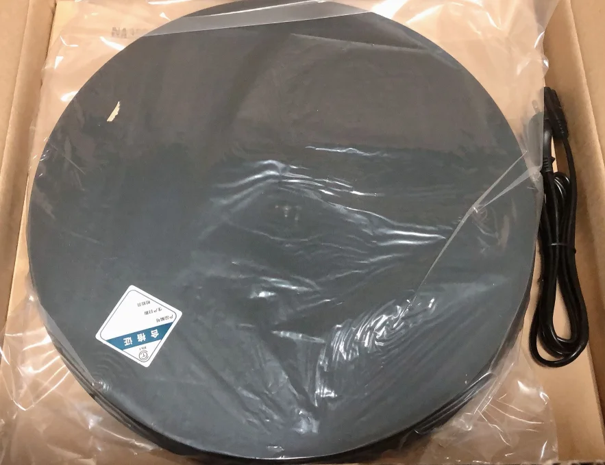 Top 20cm 30CM 42CM / 60cm Automatic round Rotating stand  with remote control Adjustable Speed direction display turntable stand