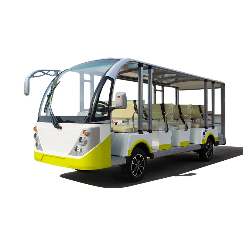 Comfortable High Performance 72V Electric Open Style Tourist Sightseeing Bus