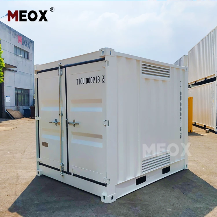 MEOX Custom 8ft 9ft 10ft Cheap Price Transporting Open Side Warehouse Dangerous Goods Storage Shipping Container with Doors