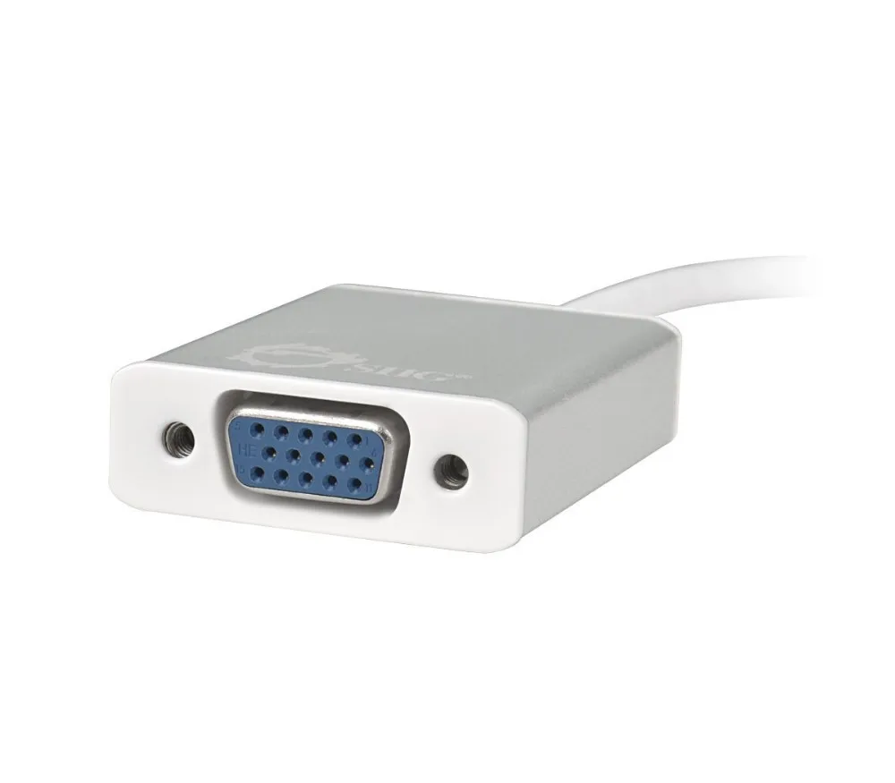 USB Type-C to VGA Adapter Cable Male USBC to VGA Female DB15 Converter