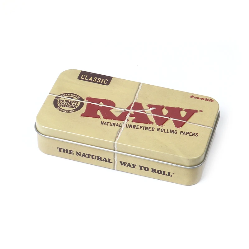 
stock new style 115*65mm spot small tobacco box iron metal storage box metal raw box 