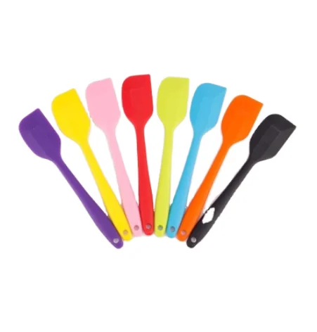 Customized Logo Kitchen Silicone Spatula Baking Spatula With Solid Small Premium Scraper Spoon