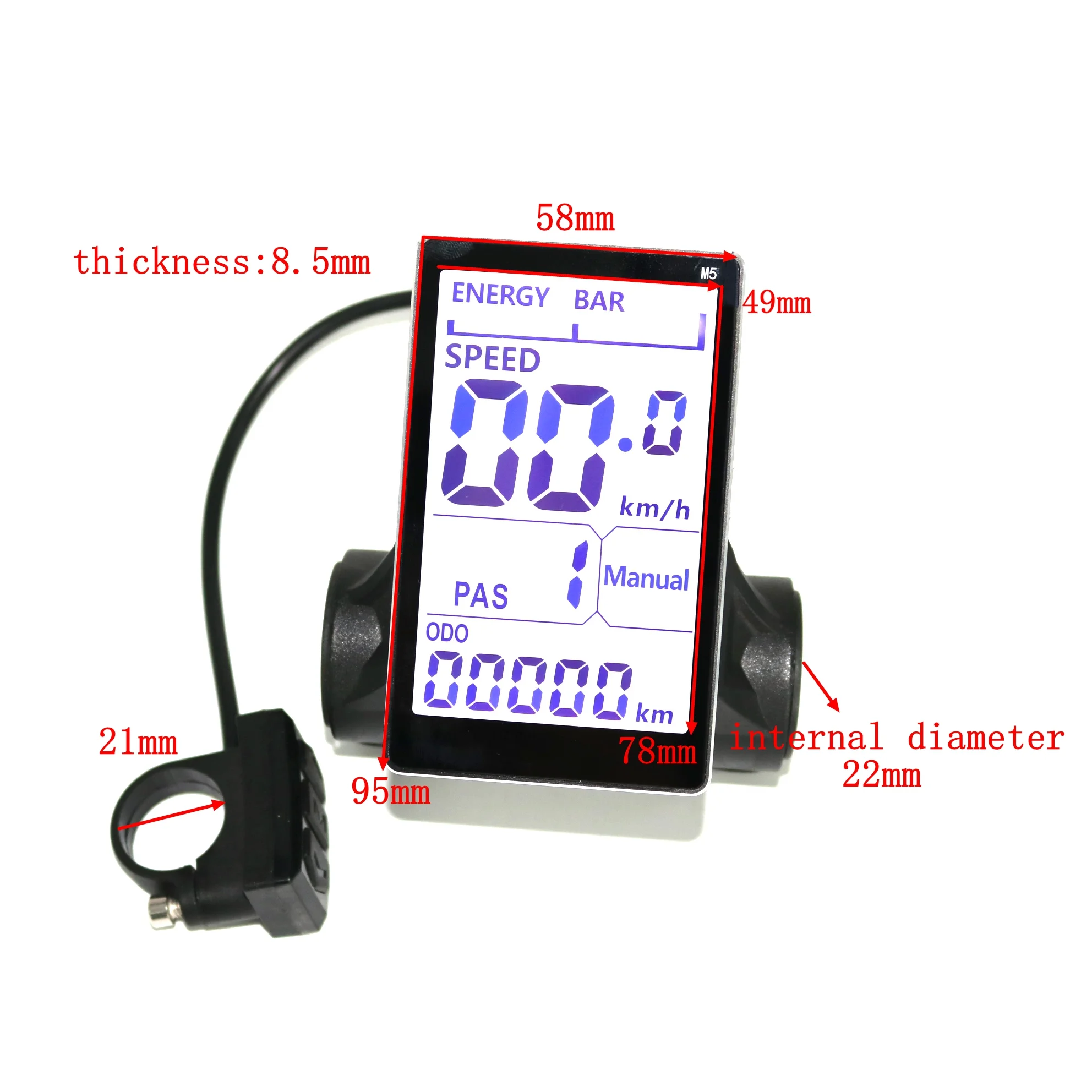 36V 48V 350W Brushless DC Motor Controller Ebike Controller +M5 LCD Display One Set