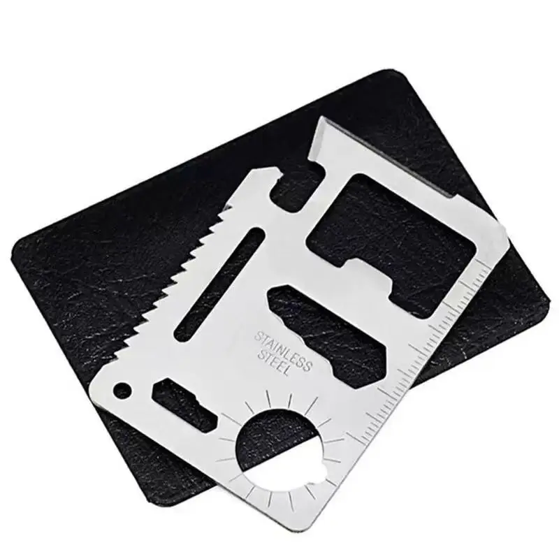 HotSelling Custom Multifunctional Metal multifunctional Type Multifunction Credit Multitool Survival Cards Multi Tool card