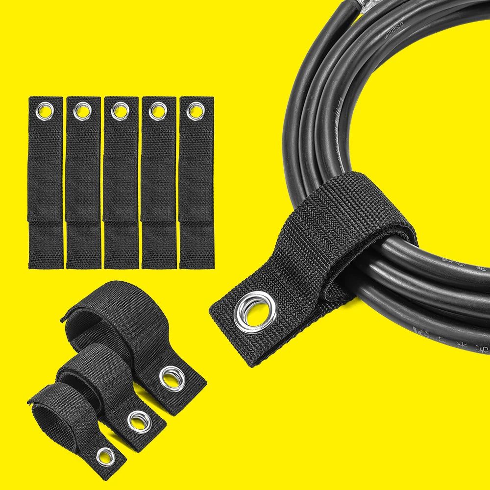 Factory Hot Sale Custom Logo Heavy Duty Storage Strap  Hook and Loop Carrying Strap for Organizing Cords, Hoses, Rope