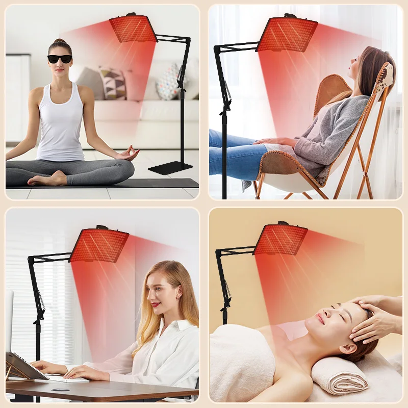 NEW Red Infrared Therapy Panel 660nm 850nm Treat Acne Red Light Therapy Panel For Face Skin Beauty at Home Use Device