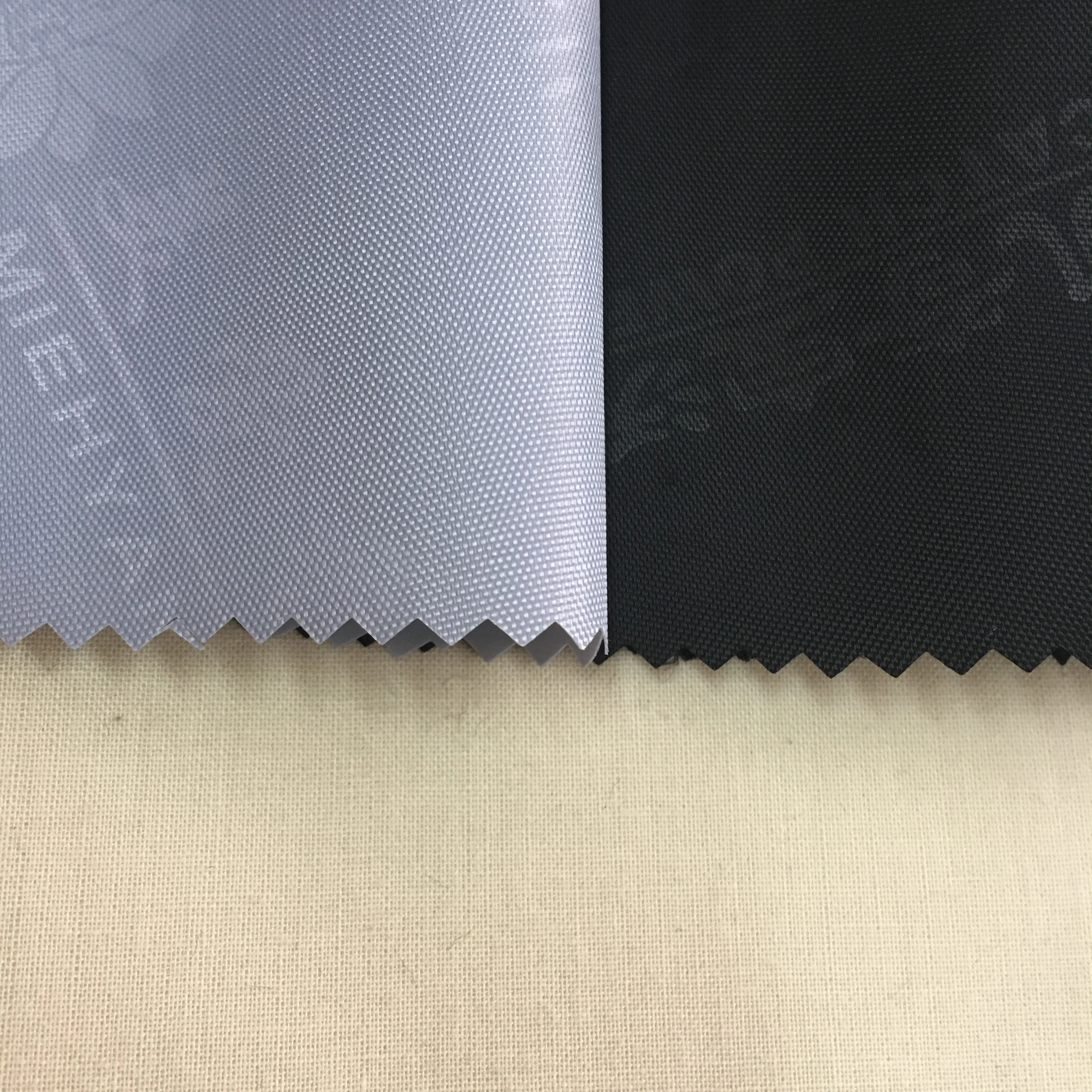 High quity 160-210CM wide width hot embossing PU coated 210d oxford fabric