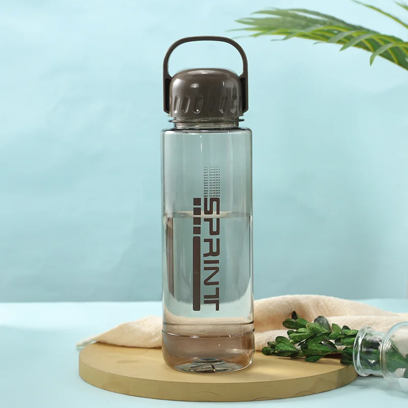 Plastic drinkware supply 1L large capacity BPA-free plastic sports fitness inspirational portable customizable water