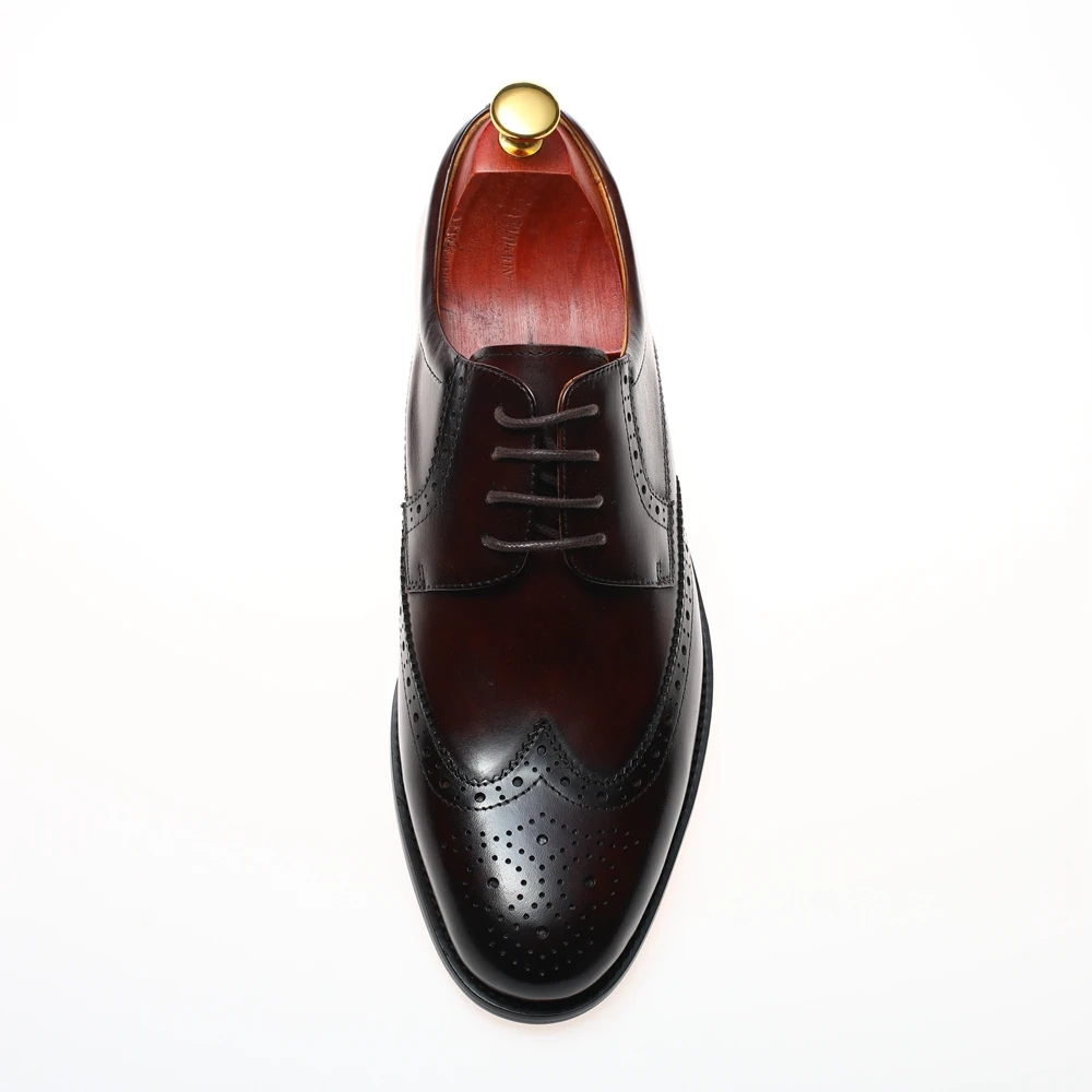 2021 new wholesale italian men dress shoes genuine leather shoes for men