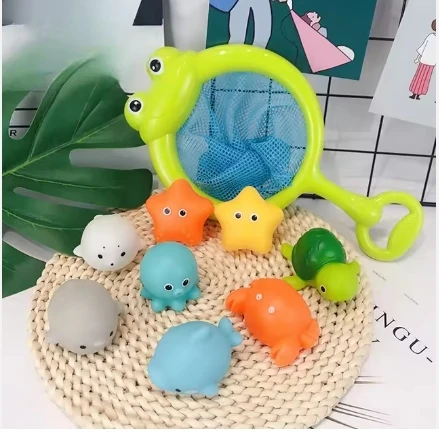 New Fishing Game Funny Glow Magnetic Luminous Toy Fishing Bath Toy For Babies