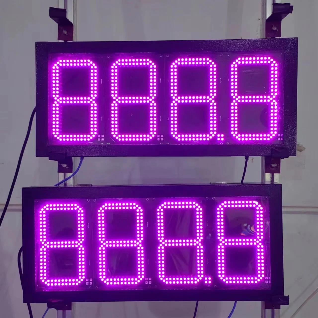 Led Fuel Price Sign WIFI Control 8 inch 12inch Colorful Led Gas Price Sign